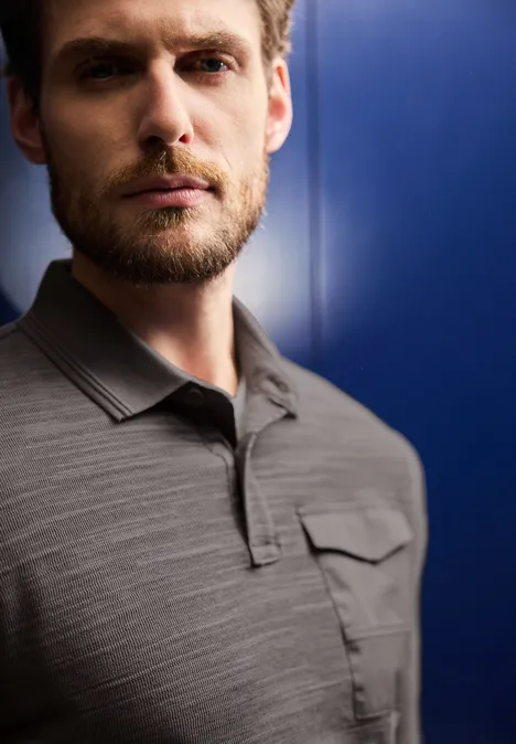 Poloshirt mushroom brown