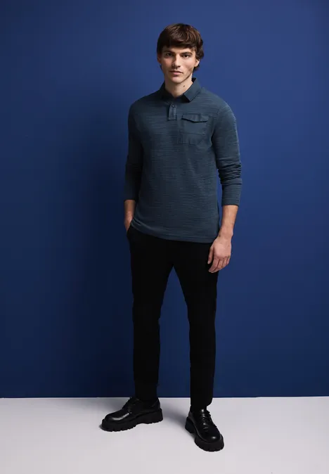 Poloshirt infinite blue