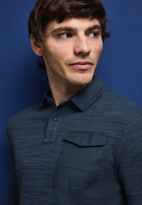 Poloshirt infinite blue