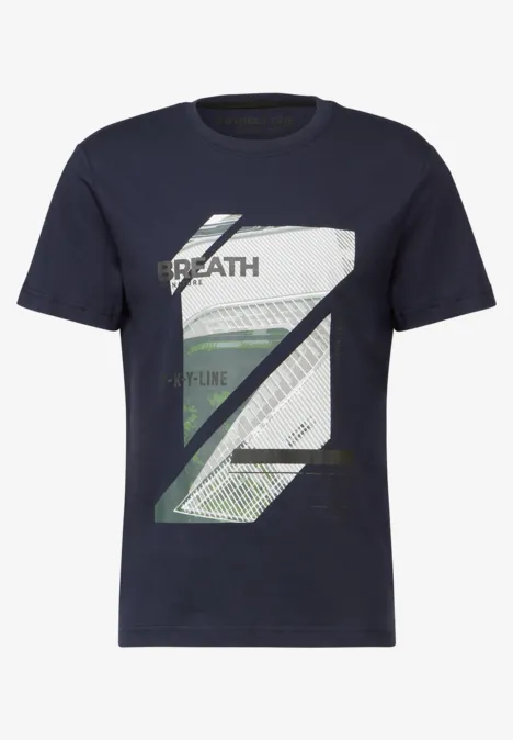 T-Shirt mit Fotoprint night blue T-Shirt mit Fotoprint night blue