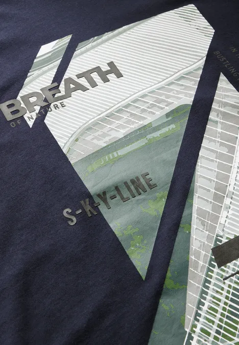 T-Shirt mit Fotoprint night blue T-Shirt mit Fotoprint night blue