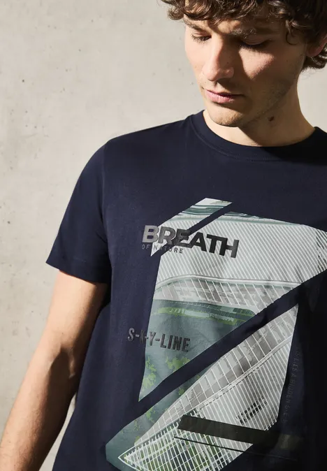 T-Shirt mit Fotoprint night blue T-Shirt mit Fotoprint night blue