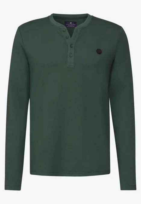 Henley shirt mineral green