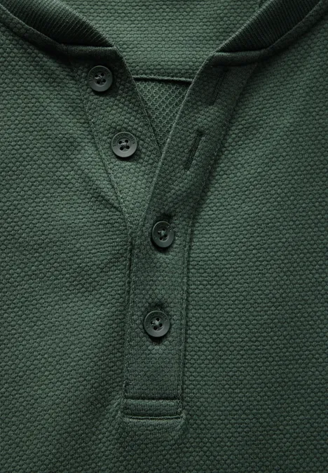Henley shirt mineral green