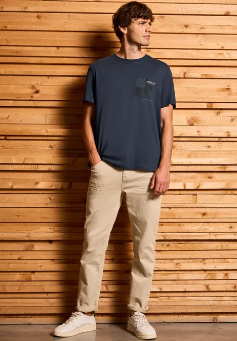 T-Shirt mit Print bold blue T-Shirt mit Print bold blue