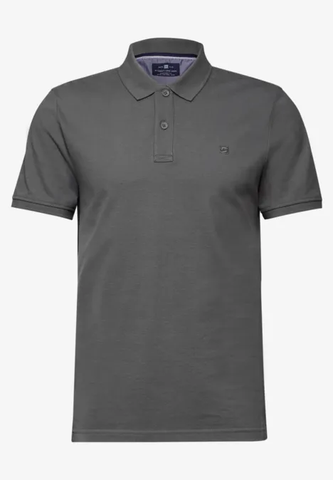 Piquée polo ash grey