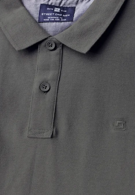Piquée polo ash grey