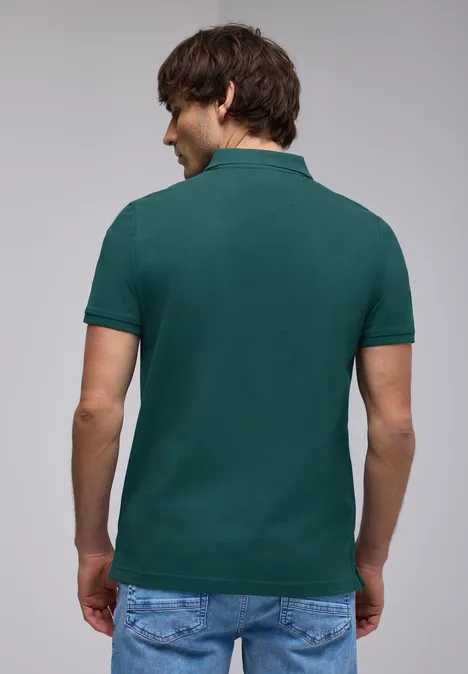 Piquée polo tender green