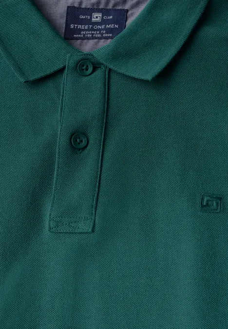 Piquée polo tender green
