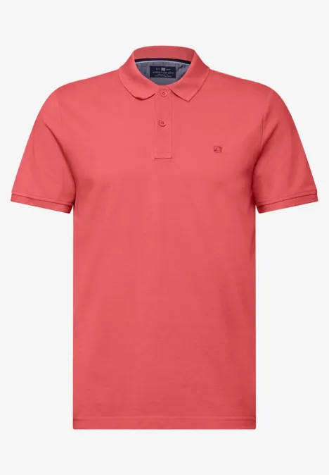 Piquée polo bleached red