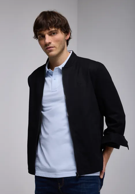 Piquée polo soft blue