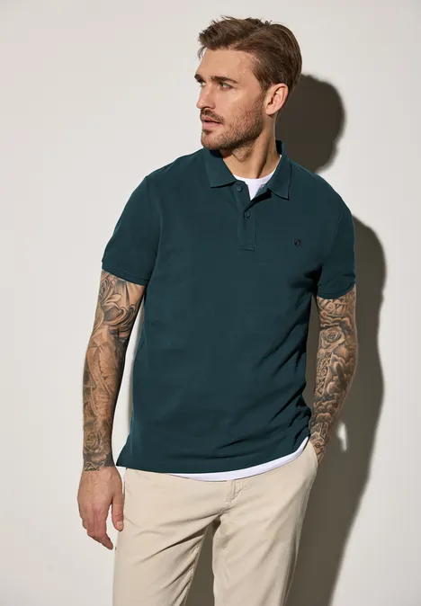 Piquée polo endless green