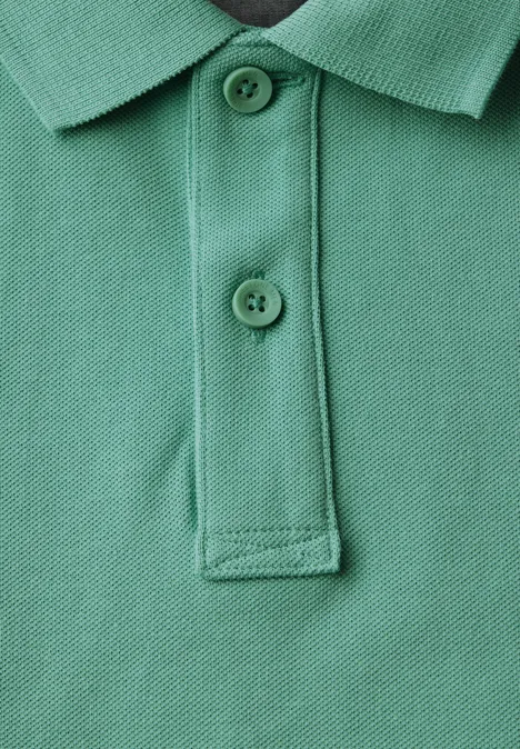 Piquée polo mint green