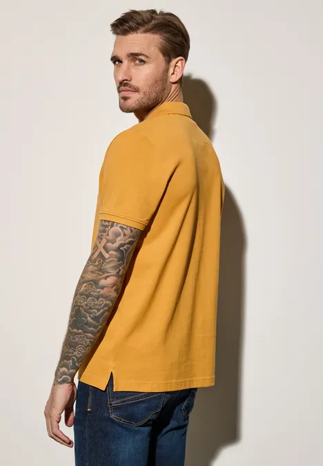 Piquée polo electric yellow