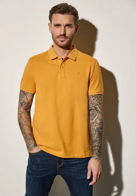 Piquée polo electric yellow
