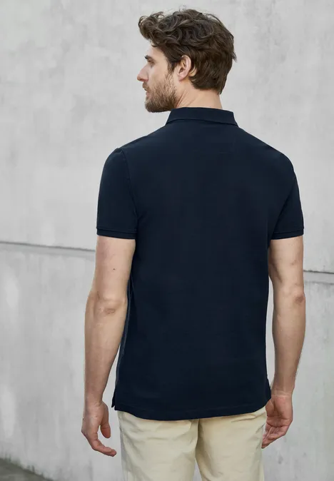Piquée polo dark ink blue