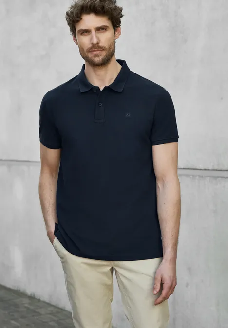 Piquée polo dark ink blue