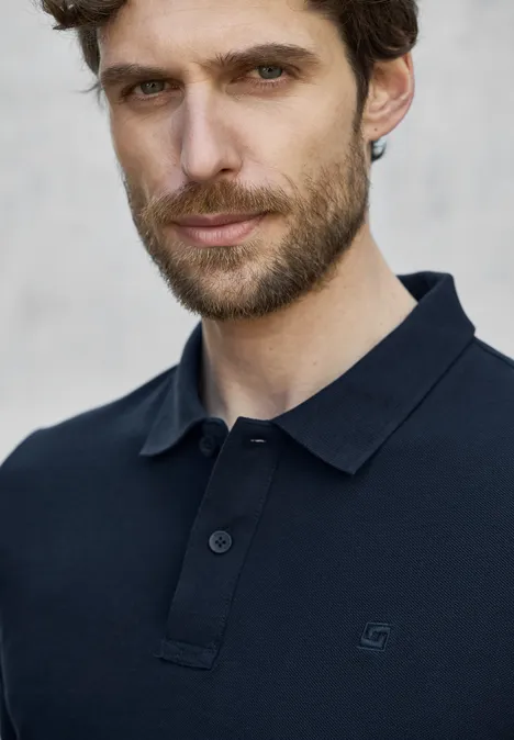 Piquée polo dark ink blue