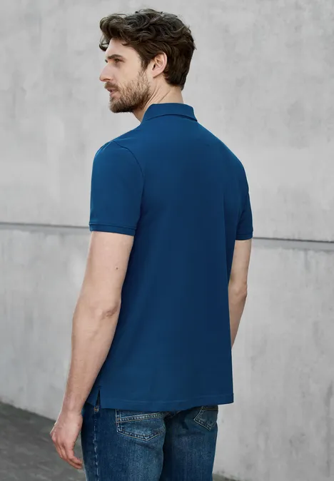 Piquée polo twilight blue