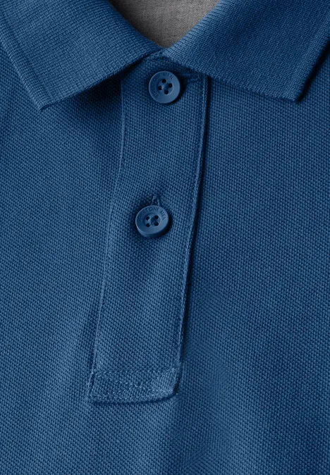 Piquée polo twilight blue