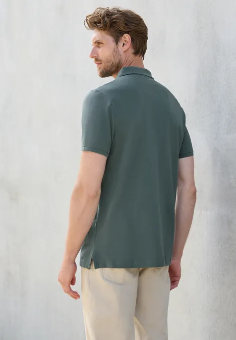 Piquée polo teal green