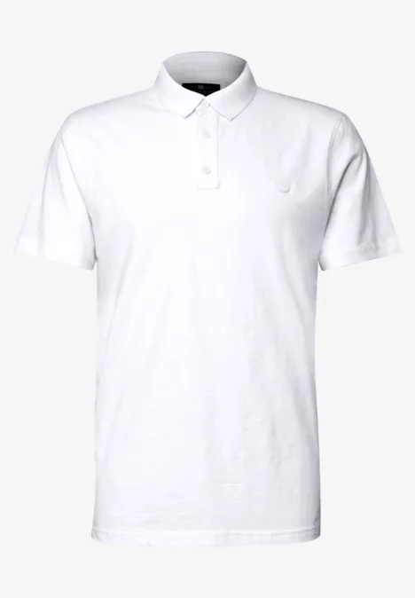 Jersey poloshirt bright white