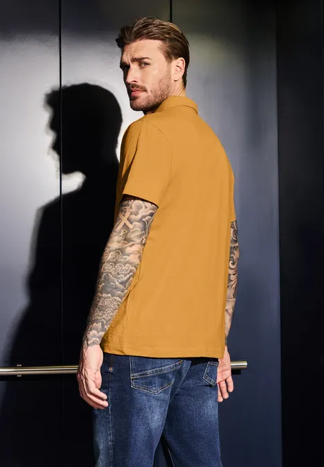 Jersey poloshirt electric yellow