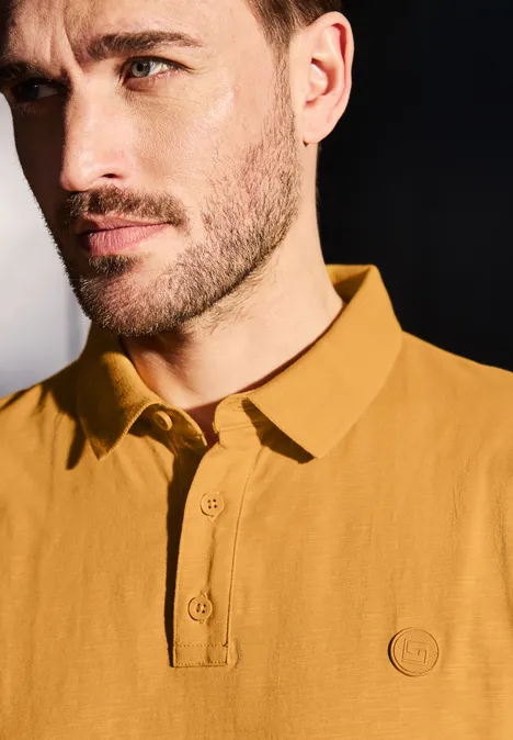 Jersey poloshirt electric yellow