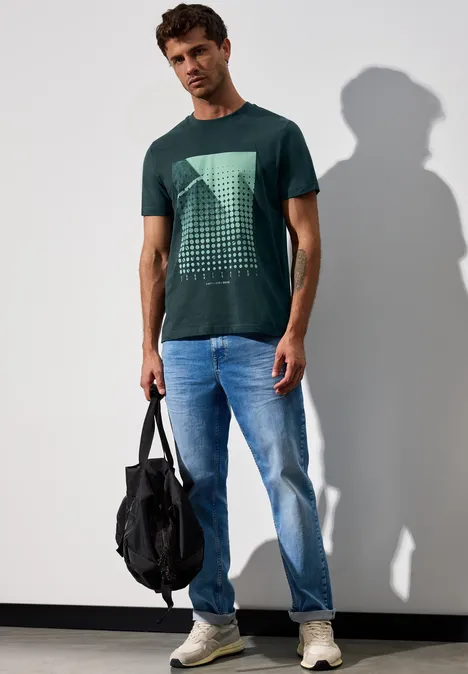 T-Shirt mit Print endless green T-Shirt mit Print endless green