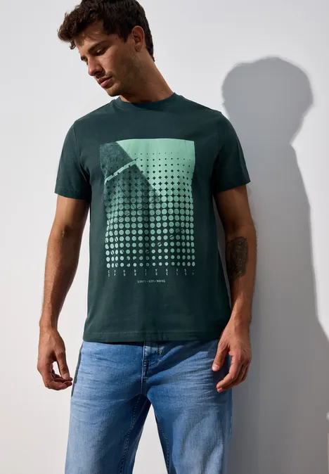 T-Shirt mit Print endless green T-Shirt mit Print endless green