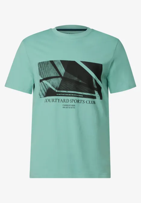 T-Shirt mit Print mint green T-Shirt mit Print mint green