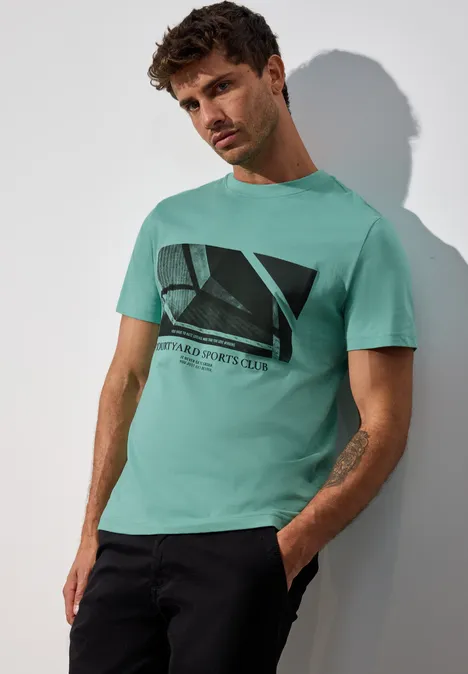T-Shirt mit Print mint green T-Shirt mit Print mint green