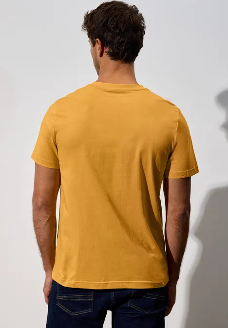 Shirt met print electric yellow