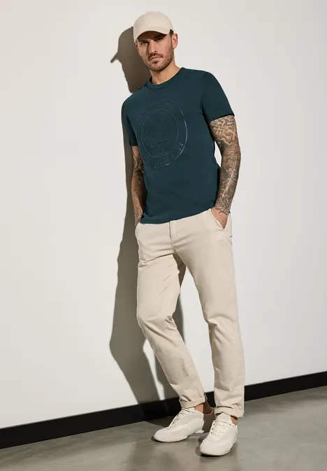Shirt met print endless green