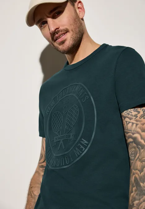Shirt met print endless green