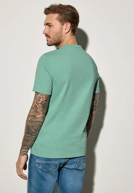 Shirt met print mint green