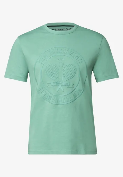 Shirt met print mint green