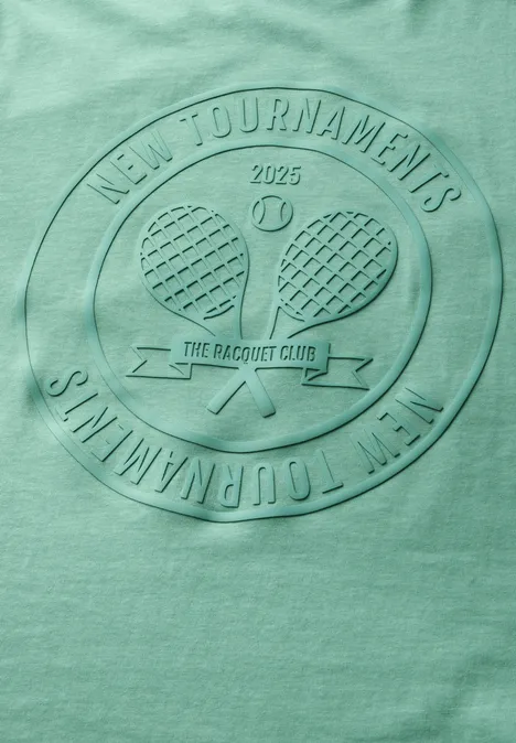 Shirt met print mint green