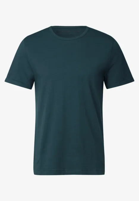 Shirt met ronde hals endless green