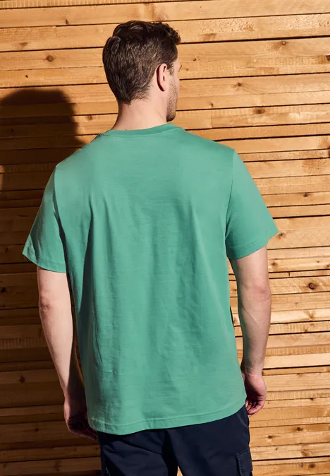 Shirt met ronde hals mint green