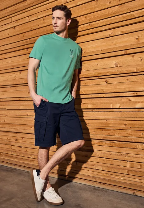 Shirt met ronde hals mint green