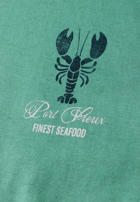 Shirt met ronde hals mint green