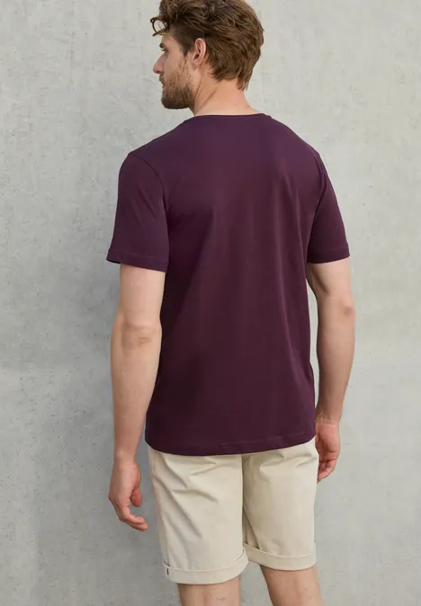 Shirt met tekstdetail dark red