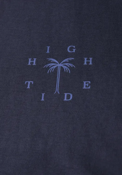 Shirt met borstprint dark navy blue