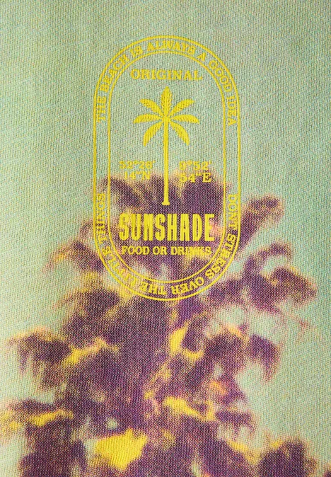 Shirt met fotoprint sunny yellow