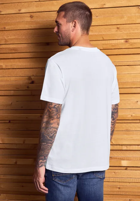 Basic Shirt in effen kleur White