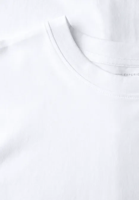 Basic Shirt in effen kleur White