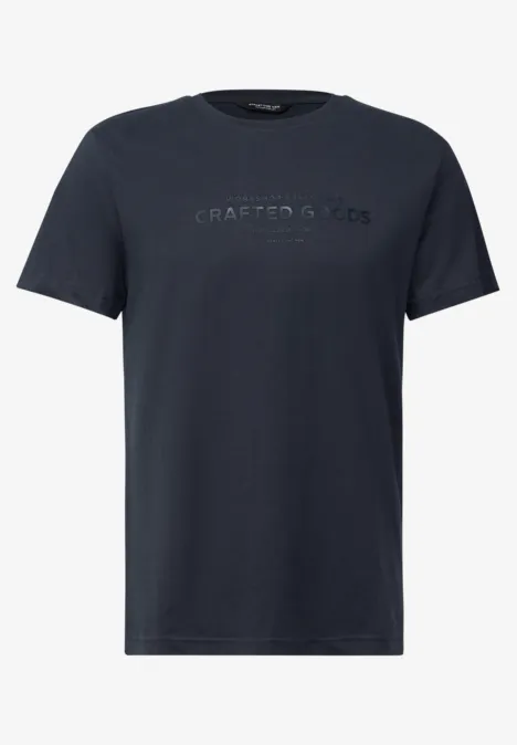 Zacht Shirt met tekst night blue
