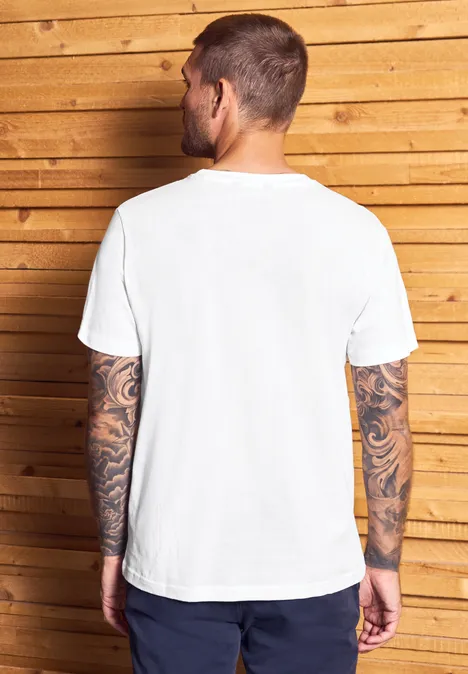 Zacht Shirt met tekst bright white