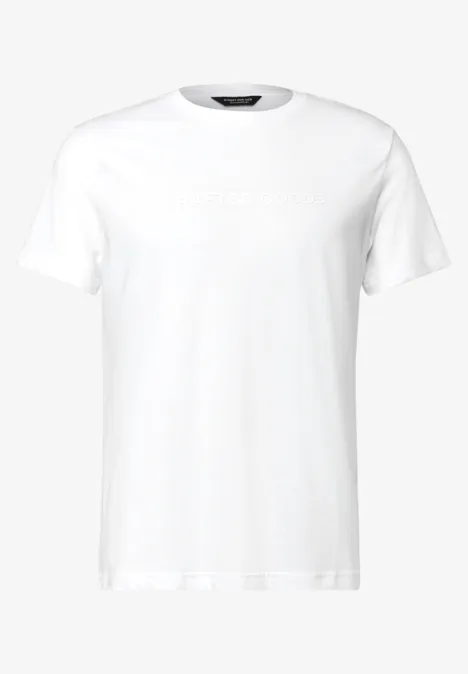 Zacht Shirt met tekst bright white